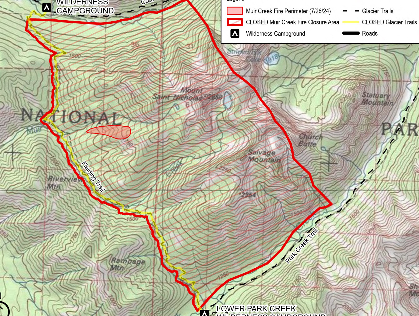 Glacier Closures